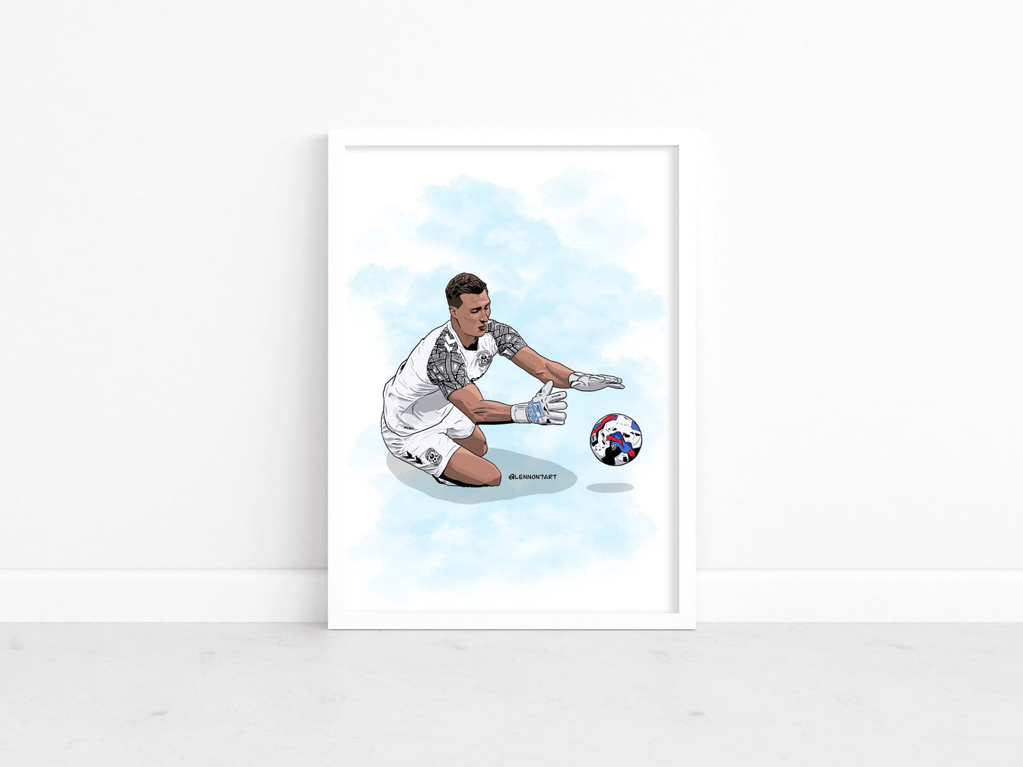 Simon Moore & Ben Wilson - Sky Blues stars 22-23 print