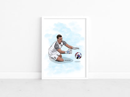 Simon Moore & Ben Wilson - Sky Blues stars 22-23 print