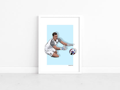 Simon Moore & Ben Wilson - Sky Blues stars 22-23 print