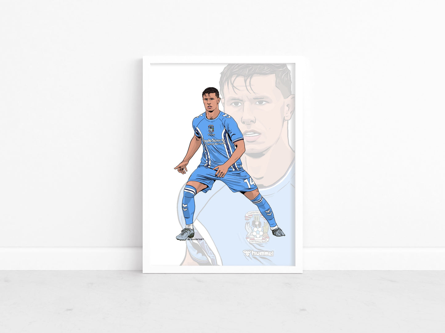 Ben Sheaf - Sky Blues stars 22-23 print