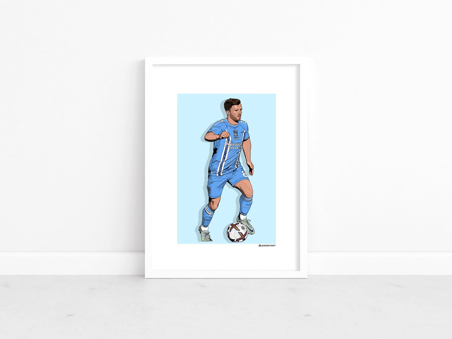 Jamie Allen - Sky Blues stars 22-23 print