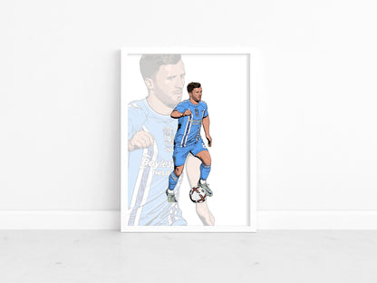 Jamie Allen - Sky Blues stars 22-23 print