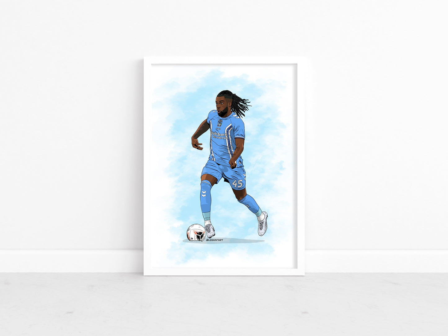 Kasey Palmer - Sky Blues stars 22-23 print