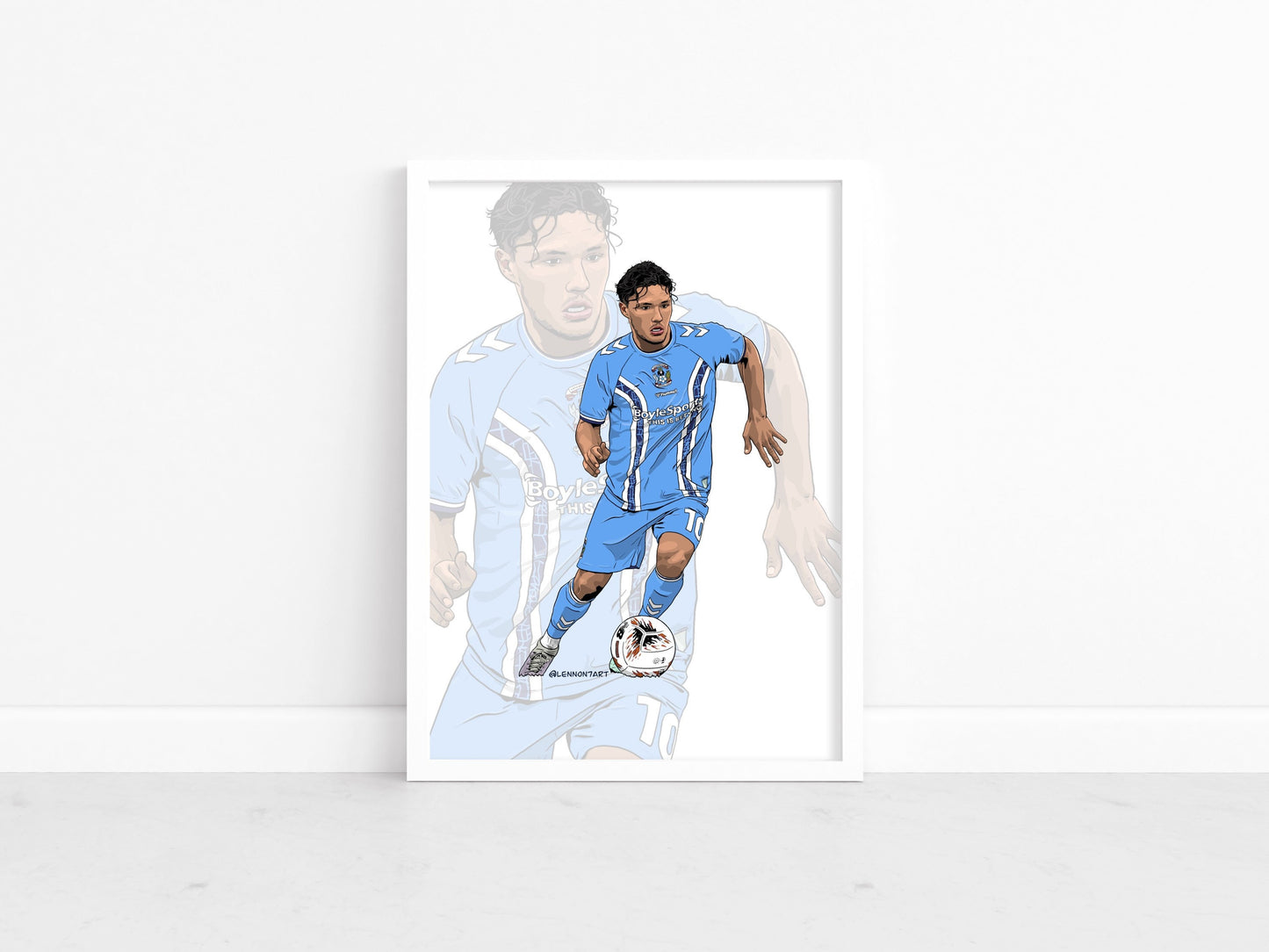 Callum O’Hare - Sky Blues stars 22-23 print