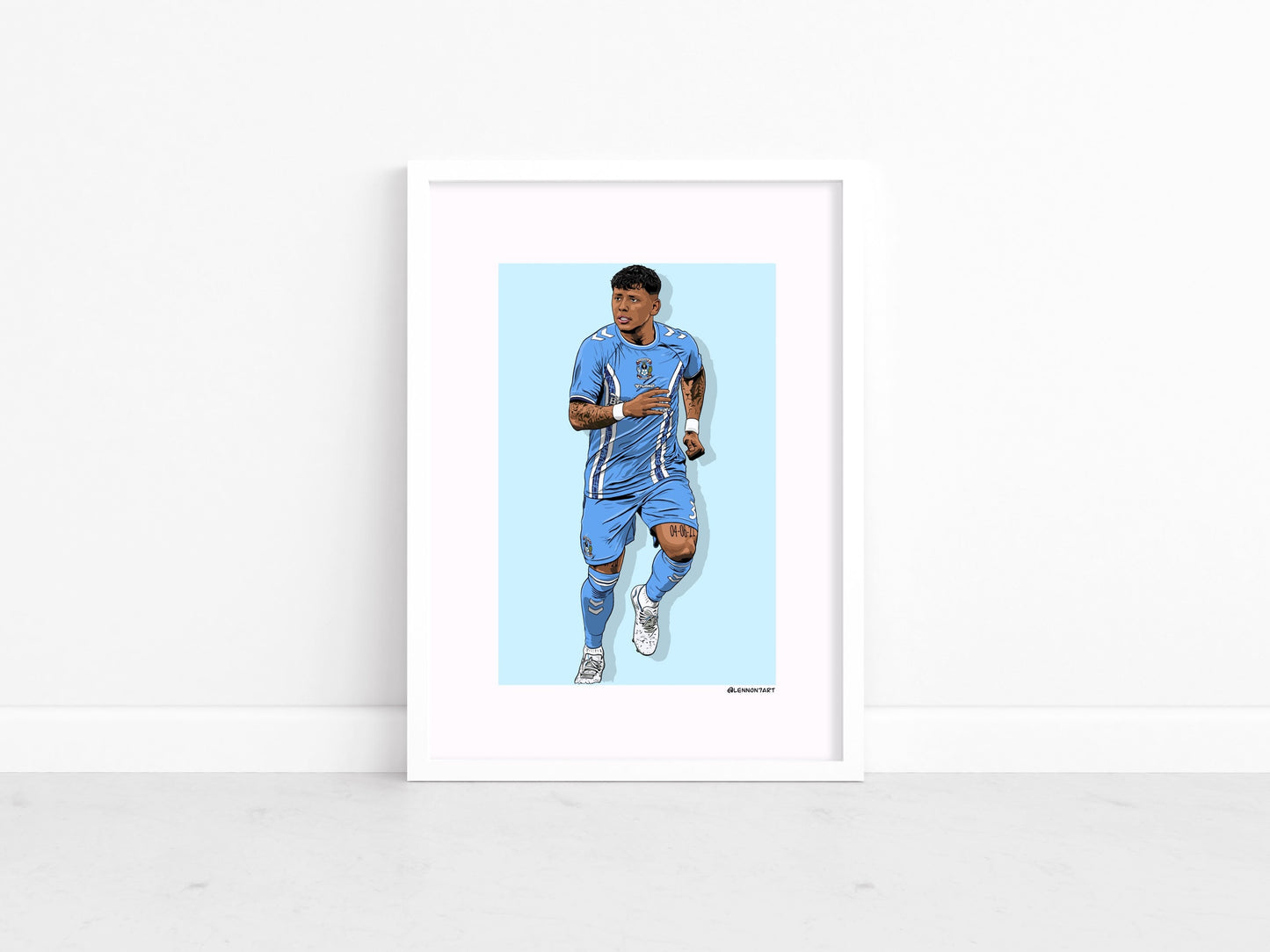 Gustavo Hamer - Sky Blues stars 22-23 print